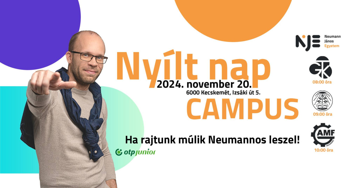 Neumann egyetem nyilt nap